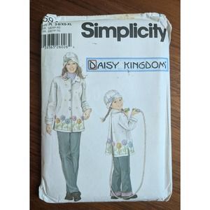 UNCUT Simplicity 5946 Daisy Kingdom Coat & Hat